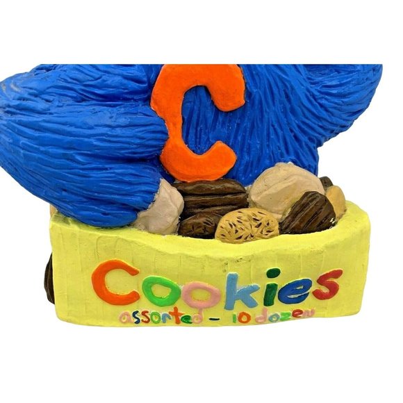 1975 Cookie Monster Chalkware / Plaster Wall Hanging 11" Sesame Street - Picture 5 of 5